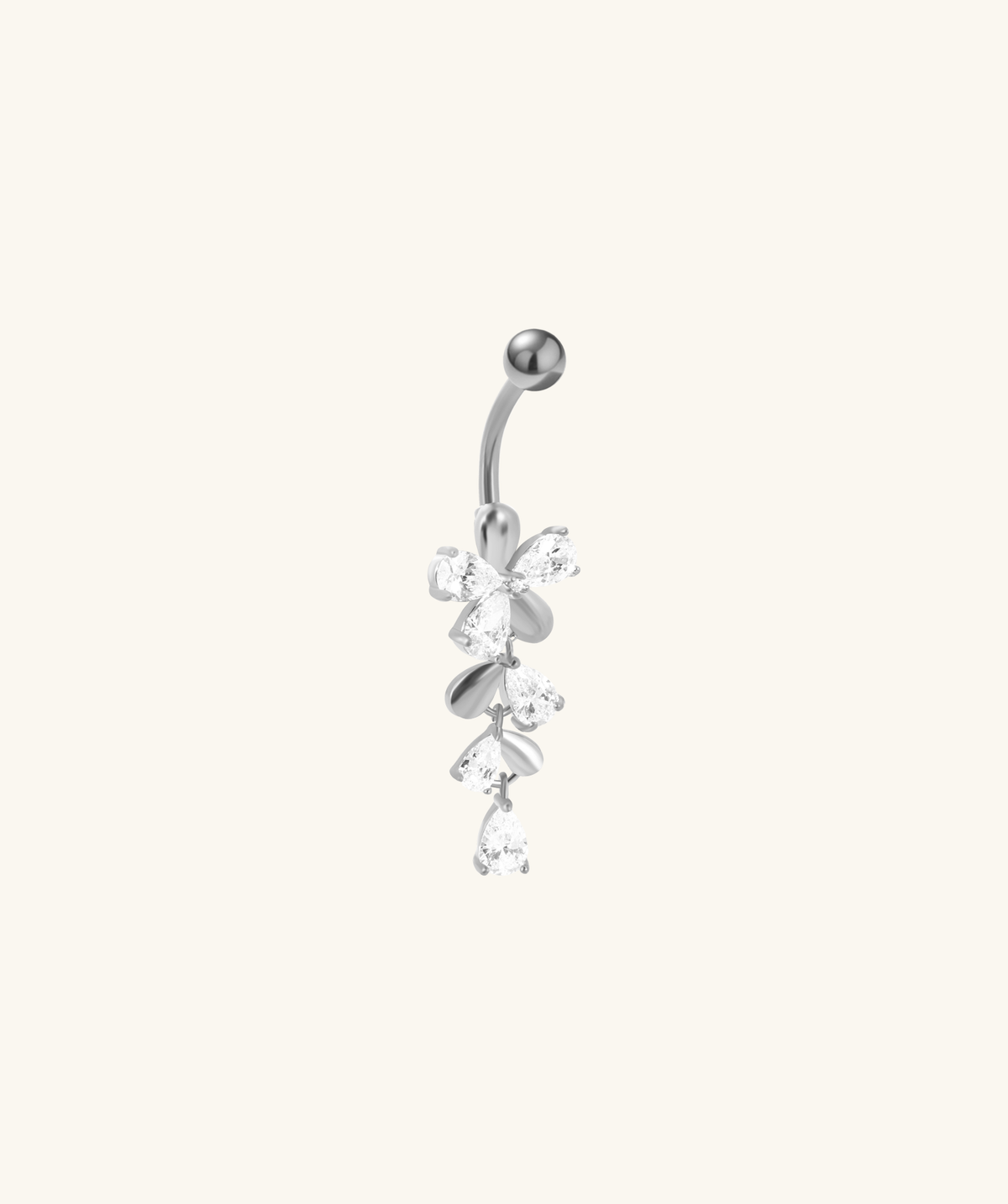 Aria Belly Ring - Stainless Steel - Navel - Oumo Jewelry