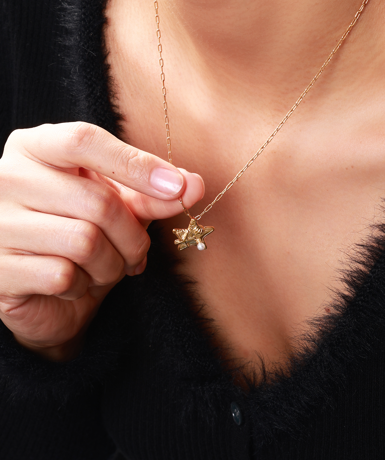 Starfish Pendant Necklace - OumoJewelry