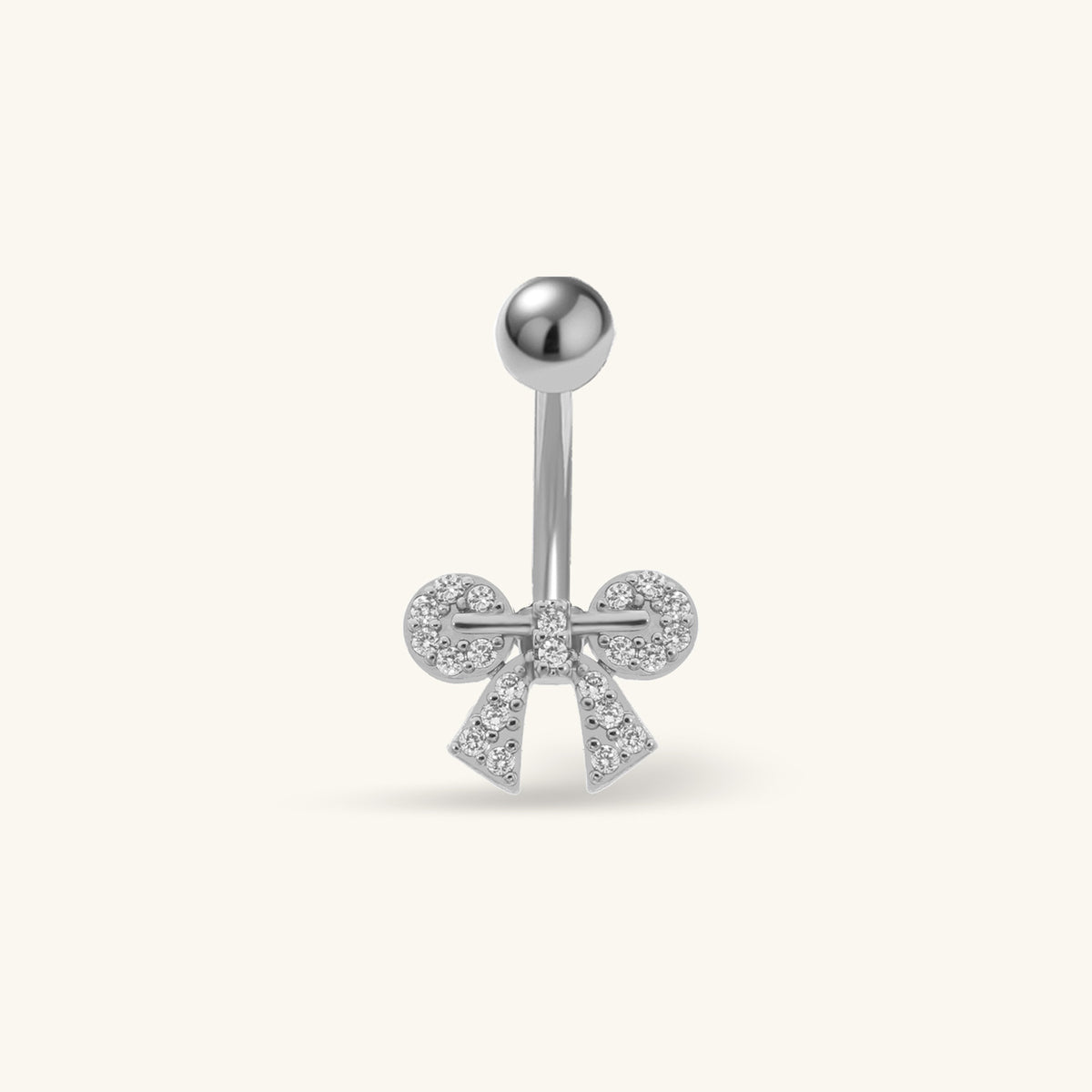 Avery Bow Belly Ring - Oumo Jewelry