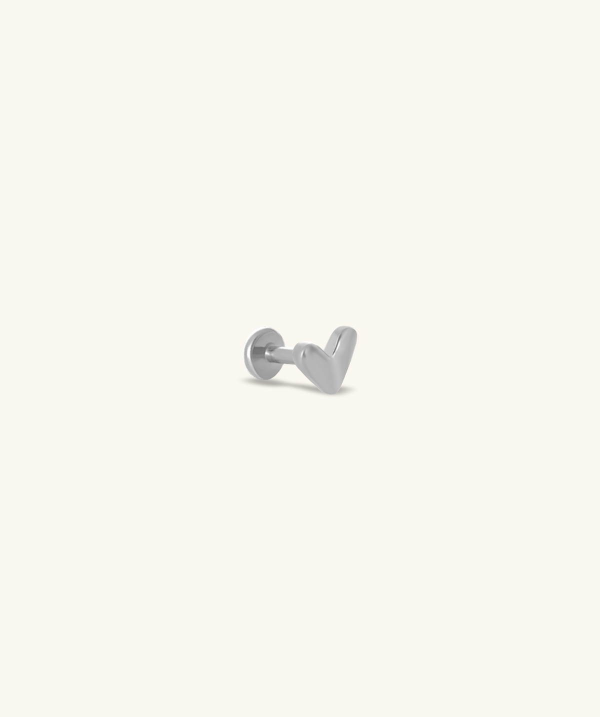 Titanium Nessa Stud - Titanium - Helix, Upper Lobe, Conch - Oumo Jewelry
