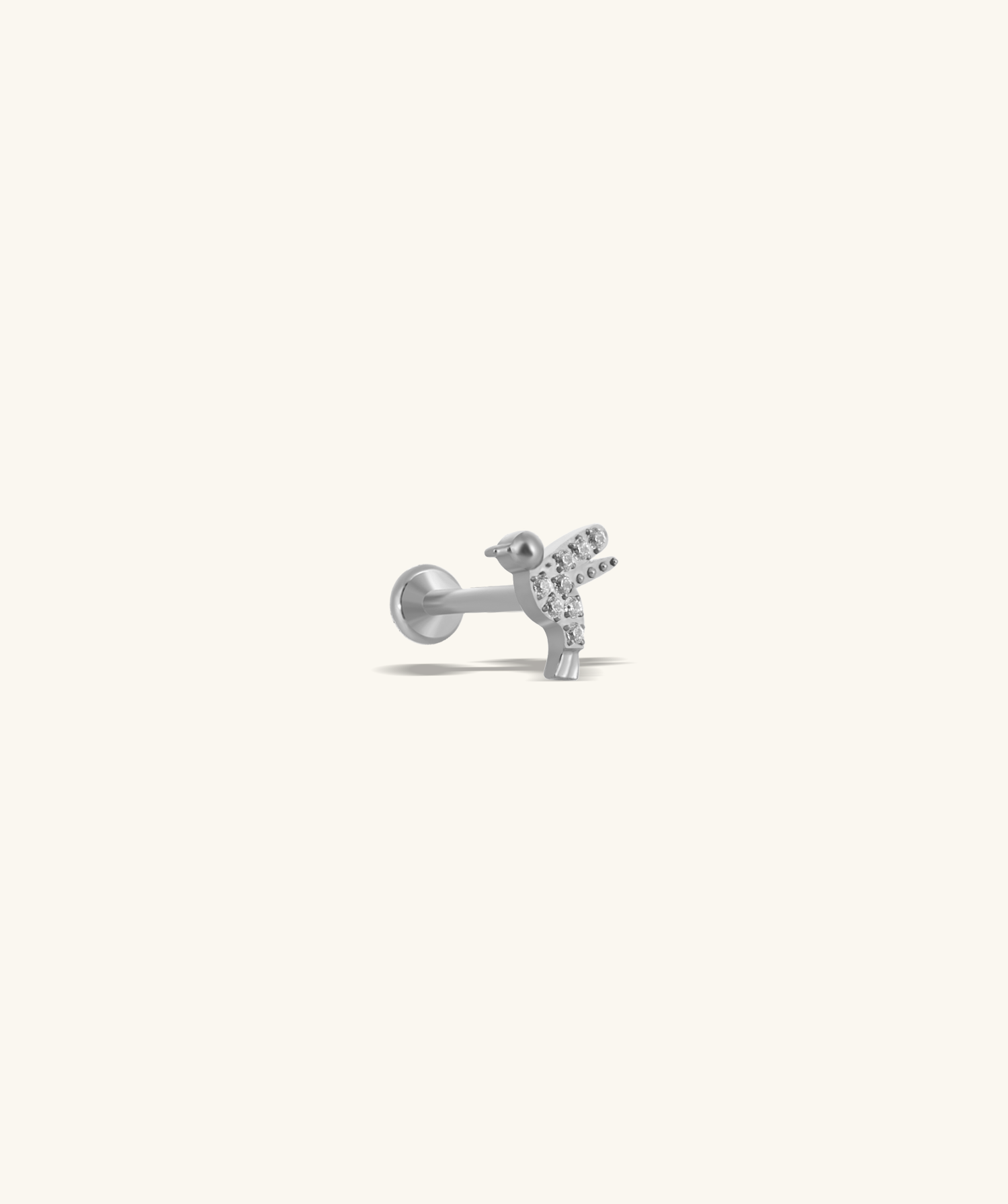 Titanium Bird Stud - OumoJewelry