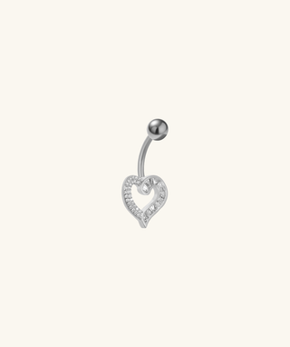 Heart Belly Ring - OumoJewelry
