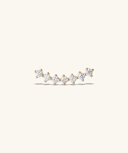 Gems Flat Back Stud - OumoJewelry
