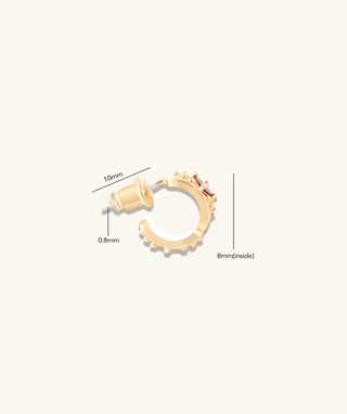 Ember Crown Hoops