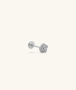 Rose Flatback Stud