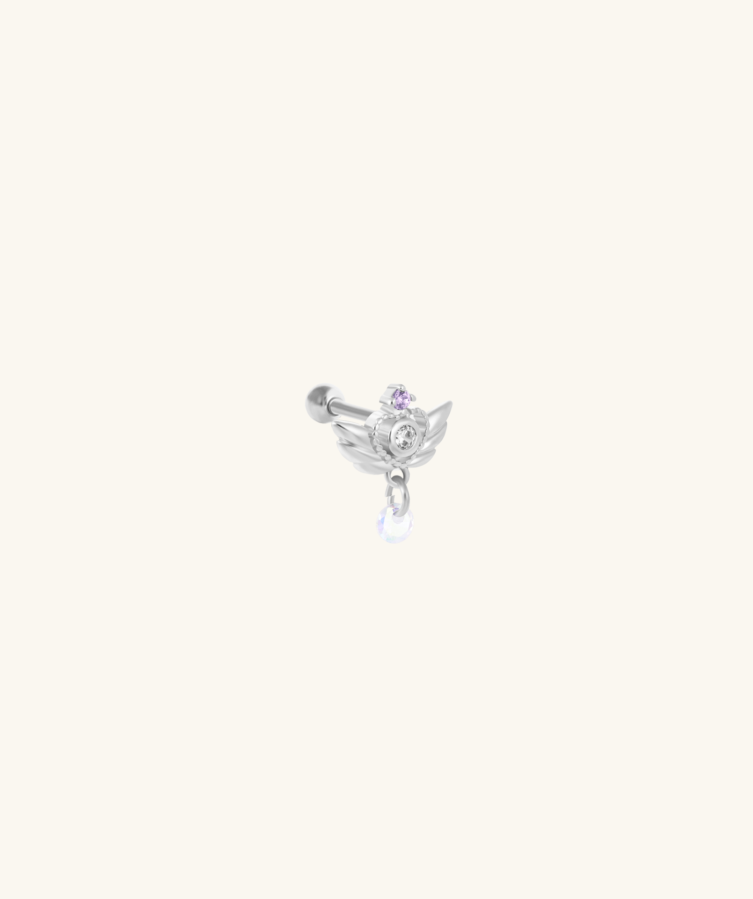 Wings of Love Stud - OumoJewelry
