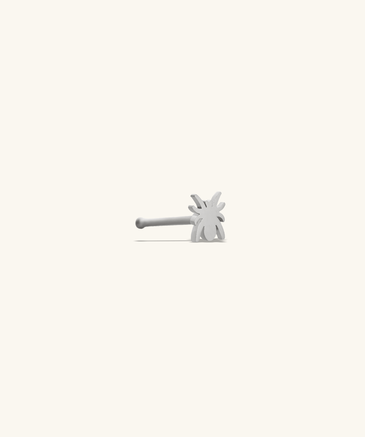 Spider Nose Stud - Stainless Steel - Nostril - Oumo Jewelry