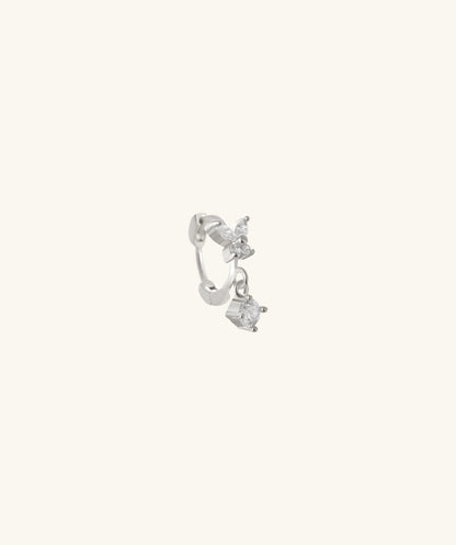 Butterfly Drop Helix Hoop