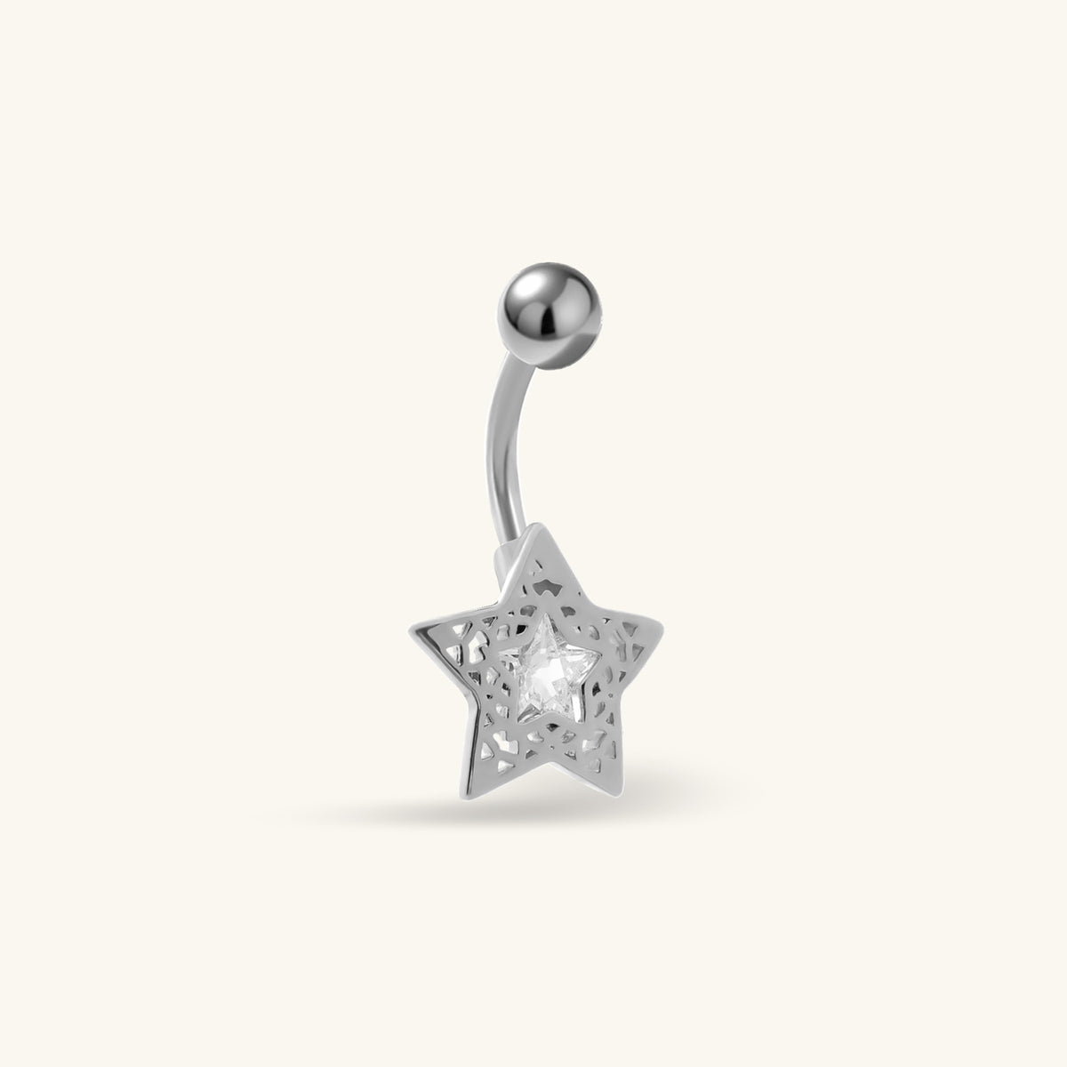 Elvia Star Belly Ring - Oumo Jewelry