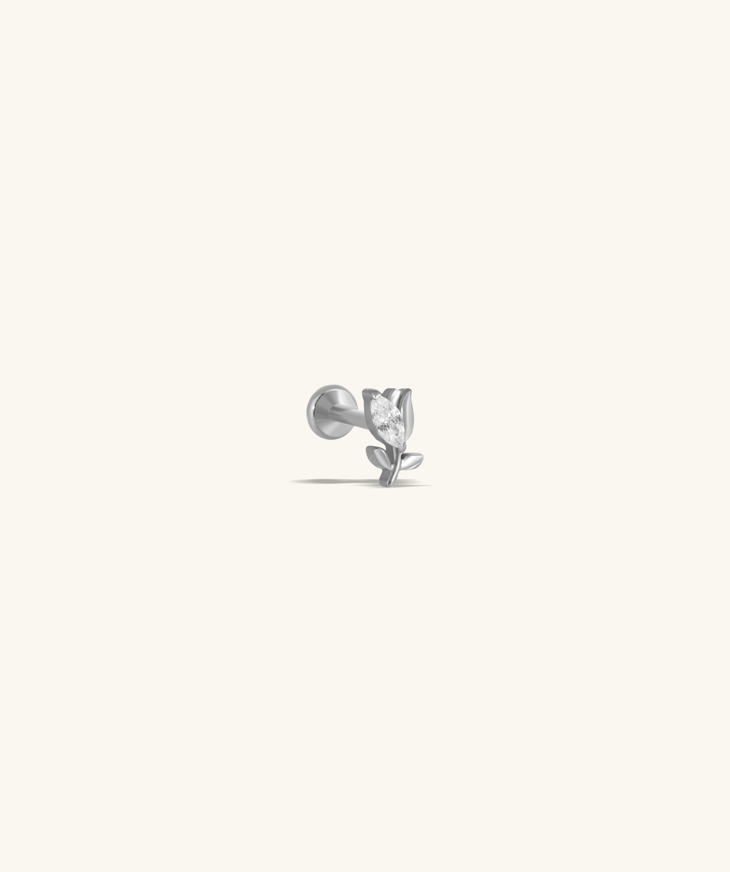 Titanium Velda Stud - OumoJewelry
