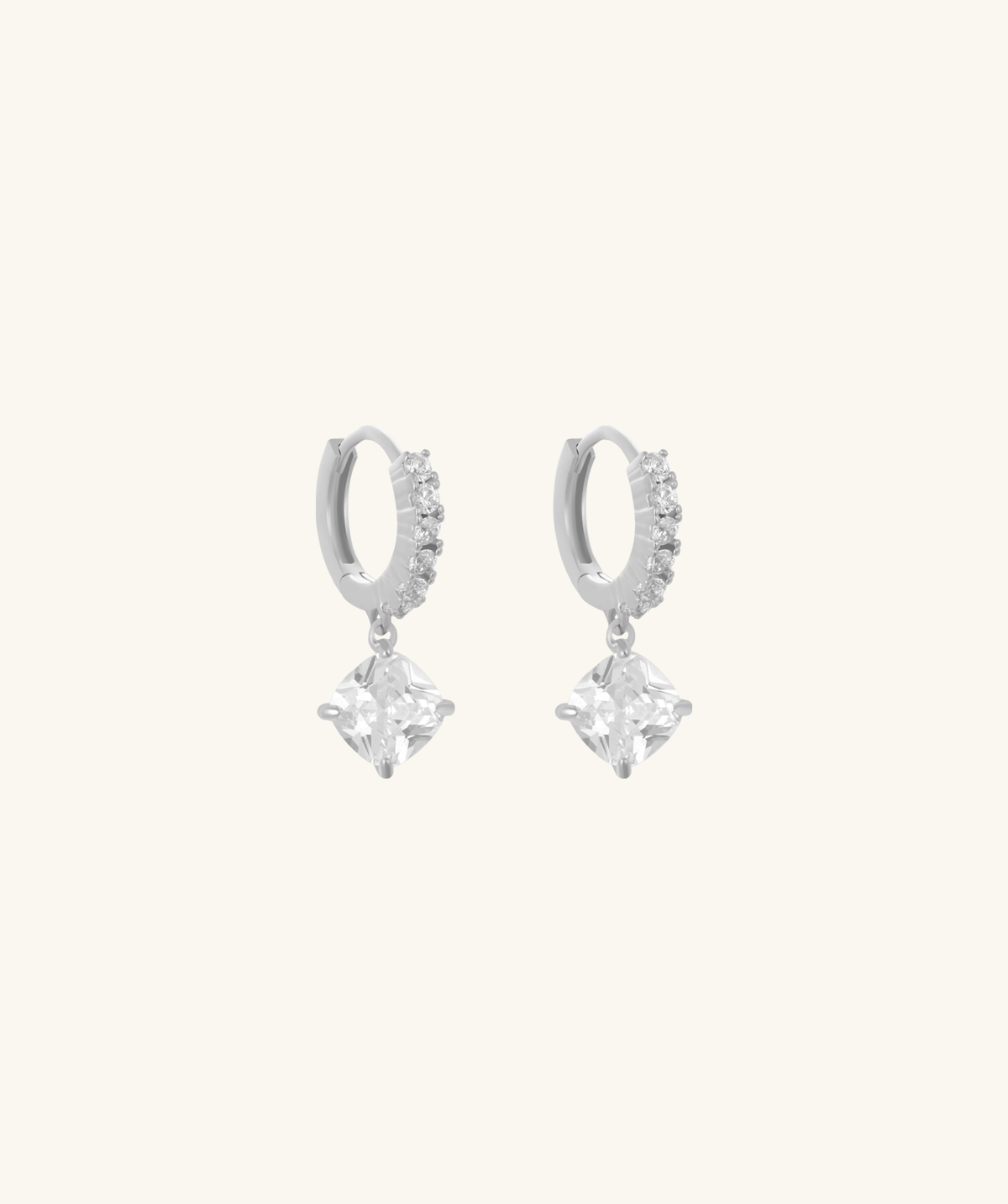 Astra Drop Earrings - Brass - Lobe - Oumo Jewelry