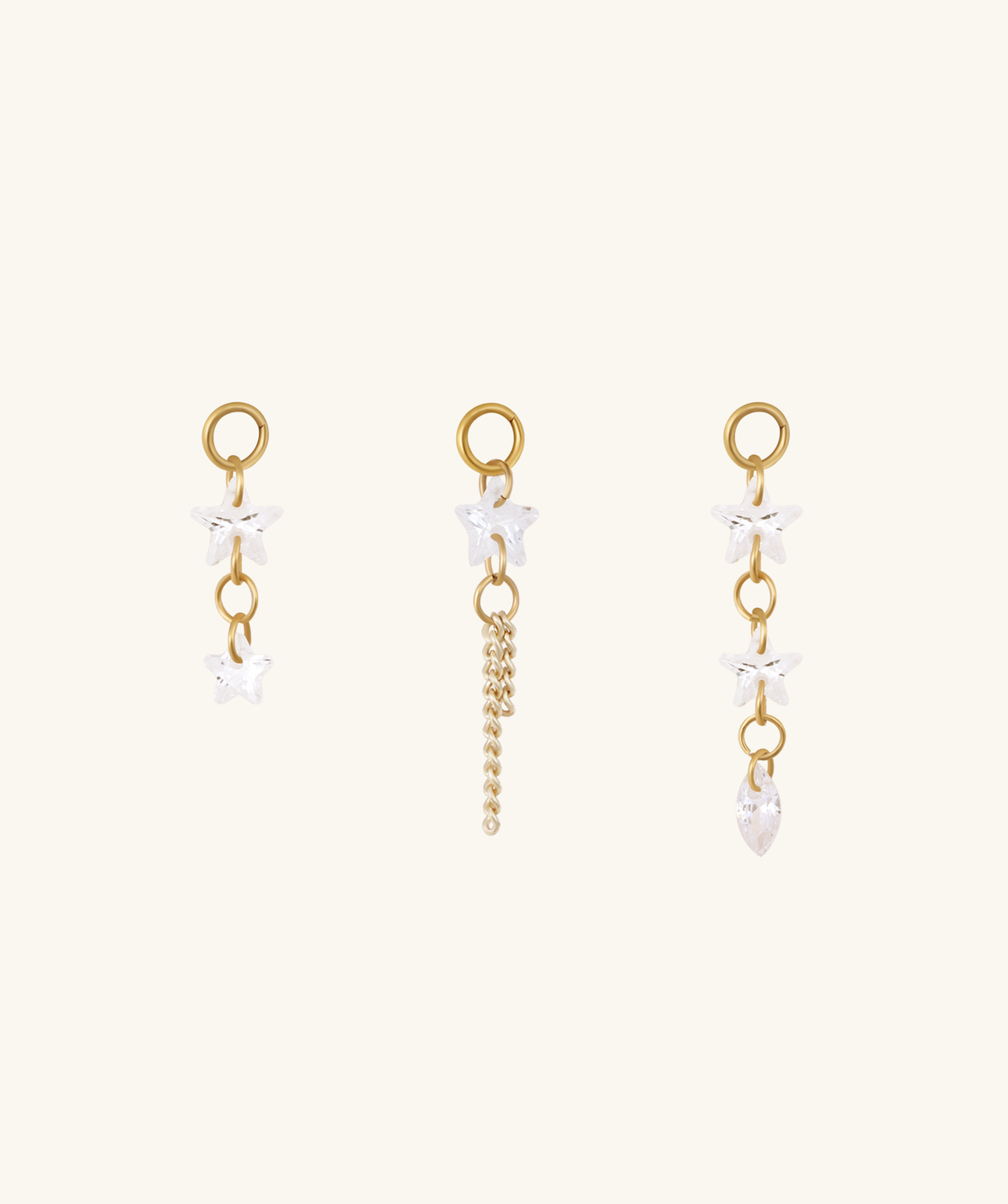Starfall Chain Charm - Oumo Jewelry