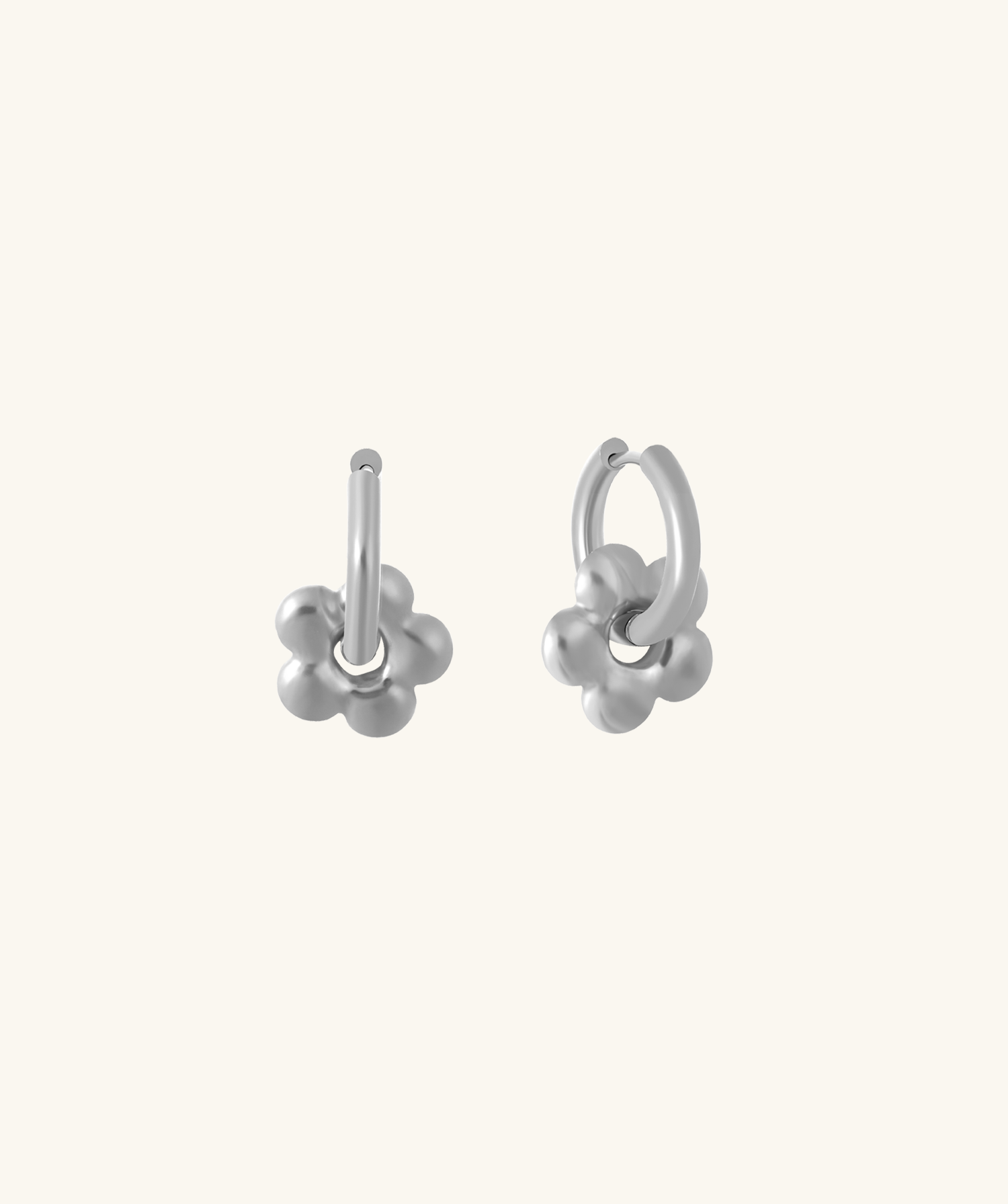 Lovely Puffed Flower Drops - OumoJewelry