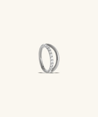 Twilight Curve Clicker Hoop - OumoJewelry
