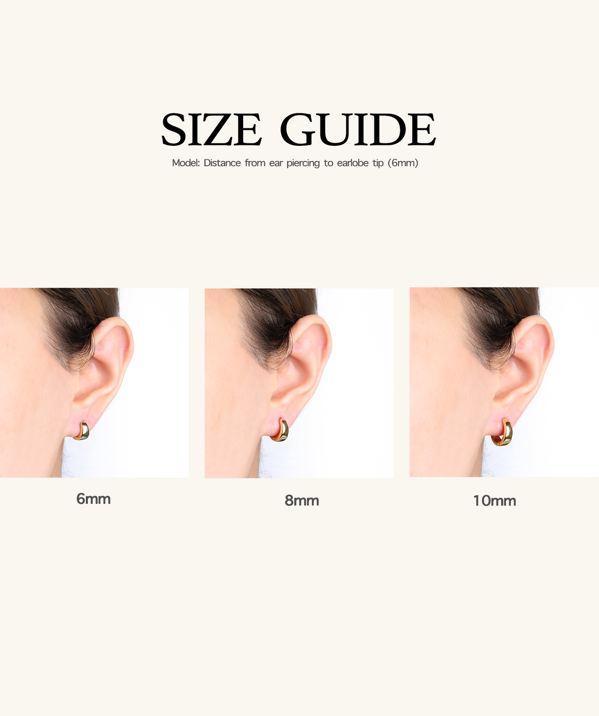 Chunky Hoop - Brass - Lobe, Upper Lobe, Helix - Oumo Jewelry