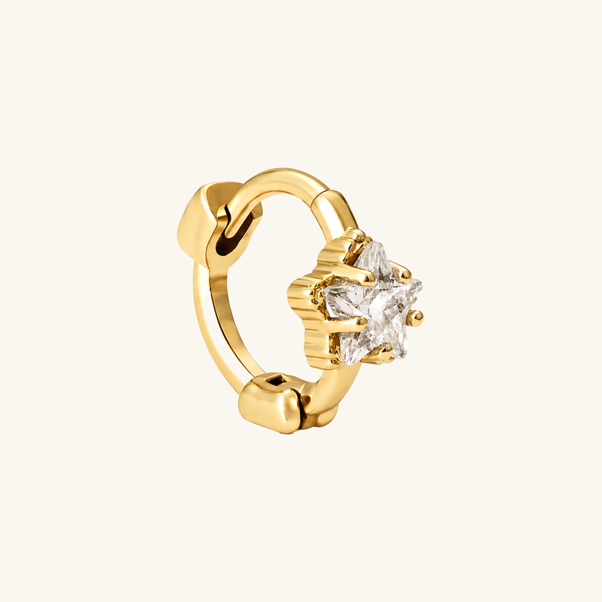Charming Star Helix Hoop
