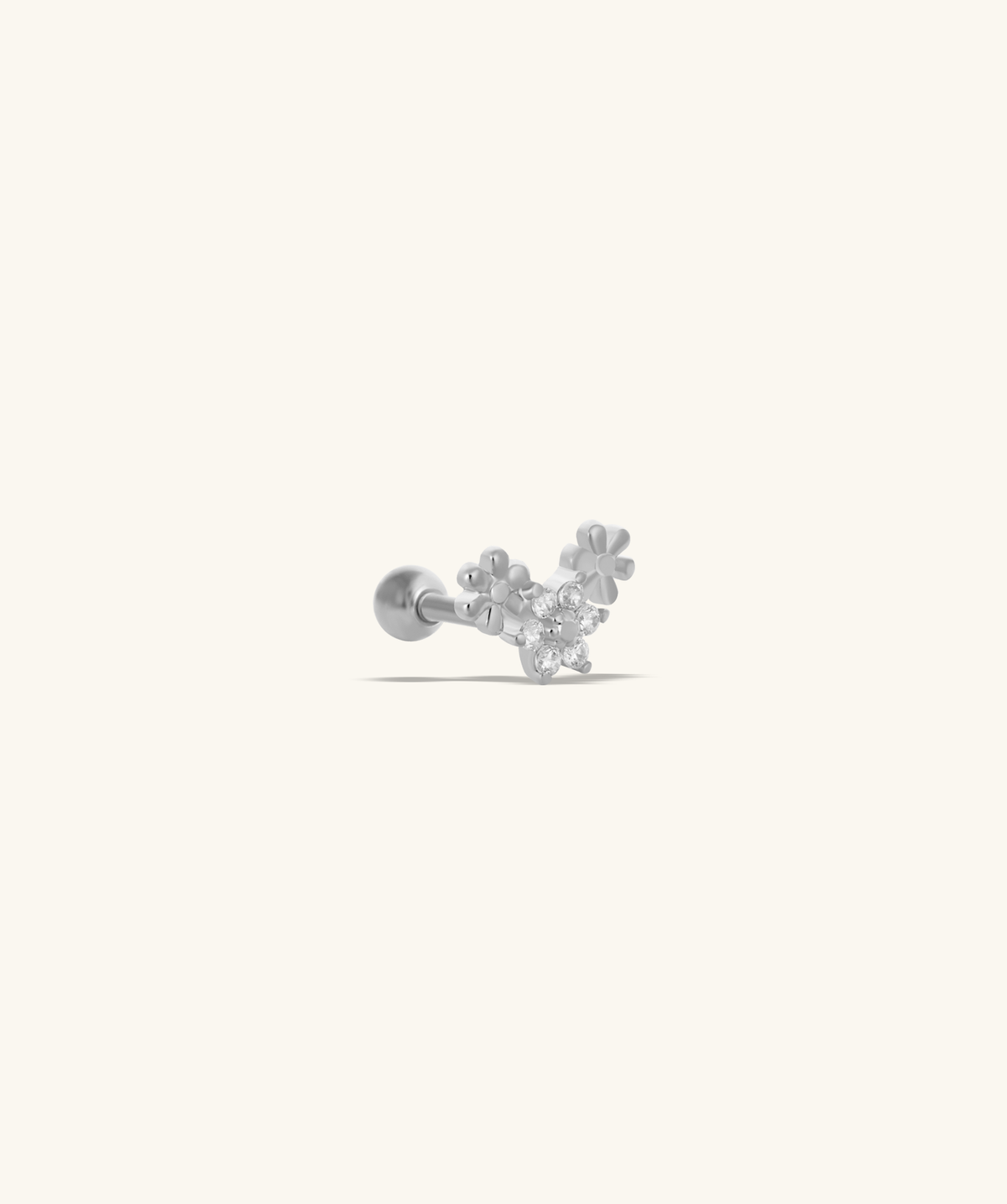 Bloom Stud - Stainless Steel - Upper Lobe, Helix - Oumo Jewelry