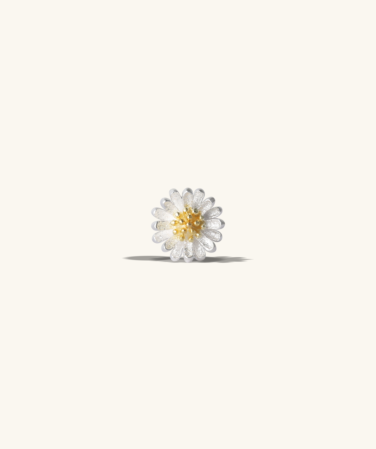 Daisy Stud - Sterling Silver 925 - Upper Lobe, Helix, Flat - Oumo Jewelry