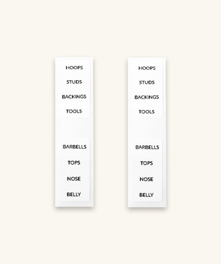Piercing Storage Labels