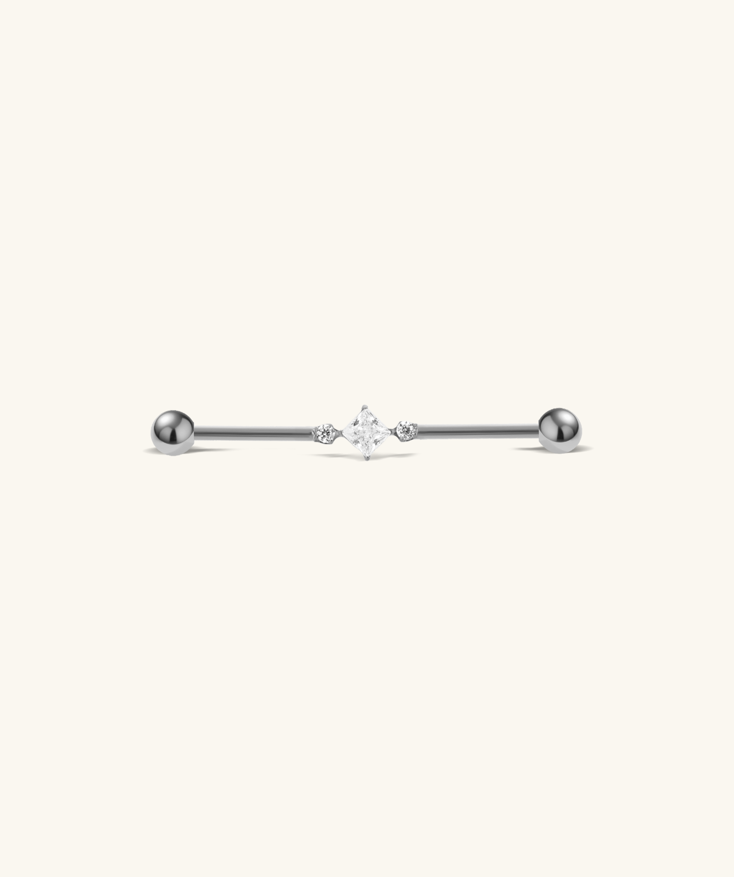 Titanium Siena Industrial Barbell - OumoJewelry