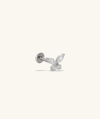 Titanium Butterfly Stud - OumoJewelry