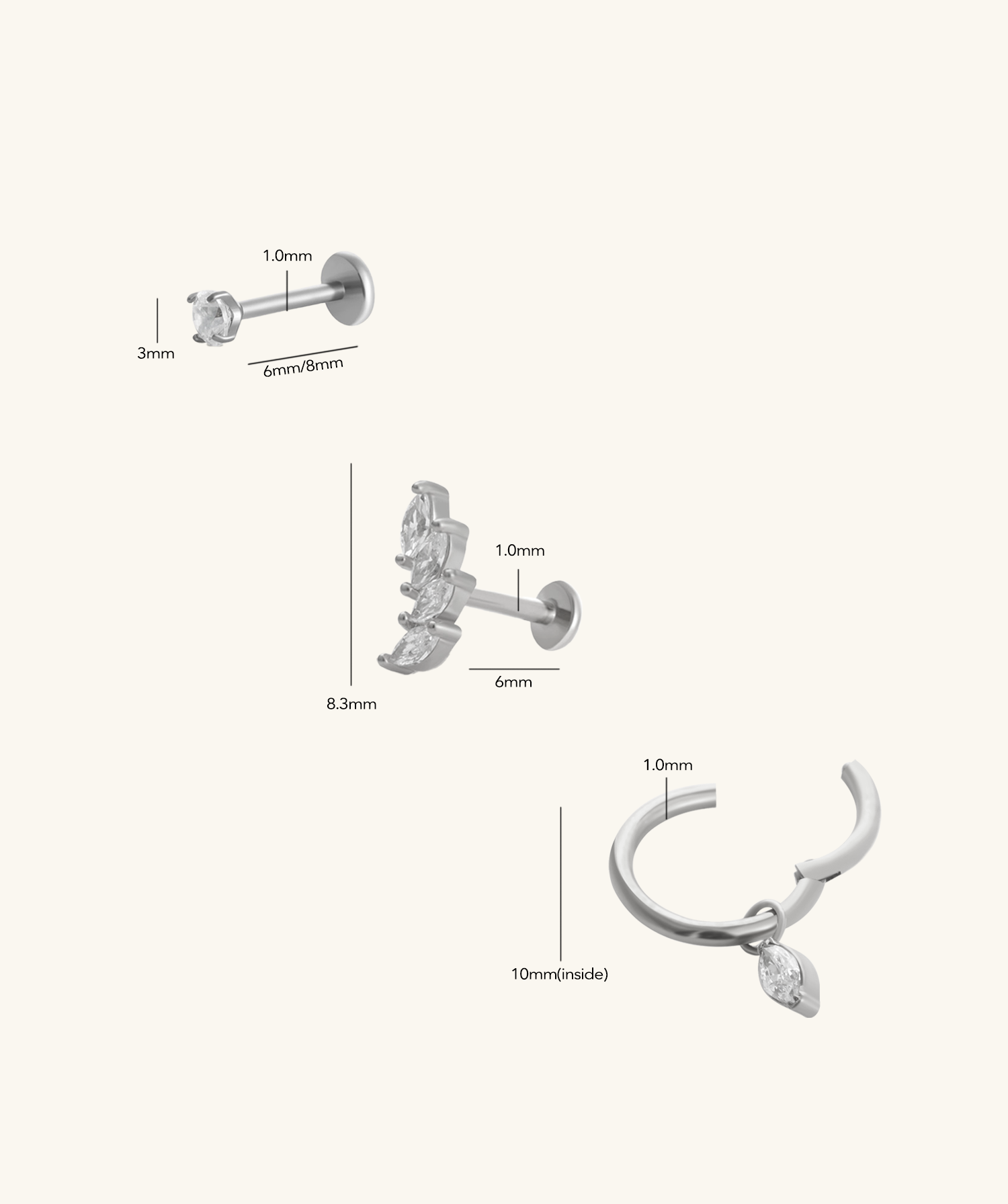 Titanium Chill Set - OumoJewelry