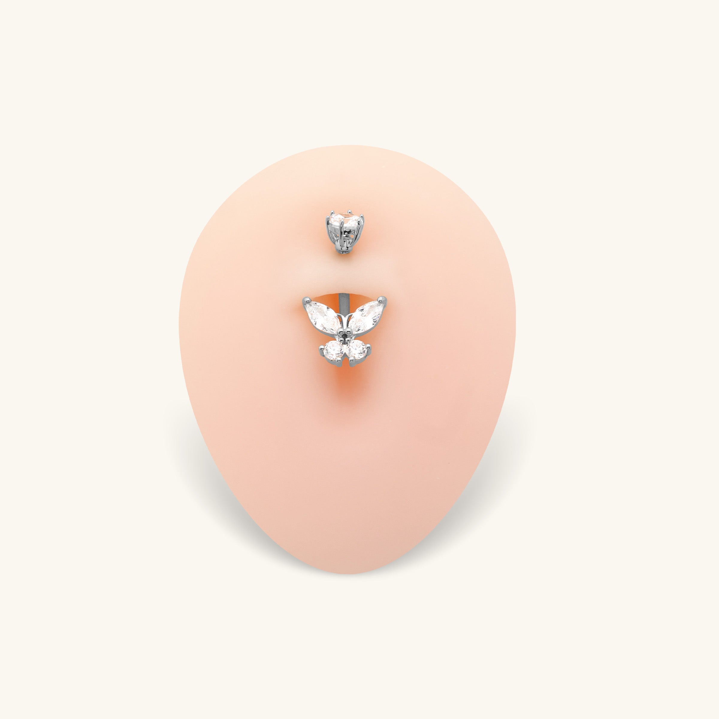 Soren Butterfly Belly Ring - Oumo Jewelry