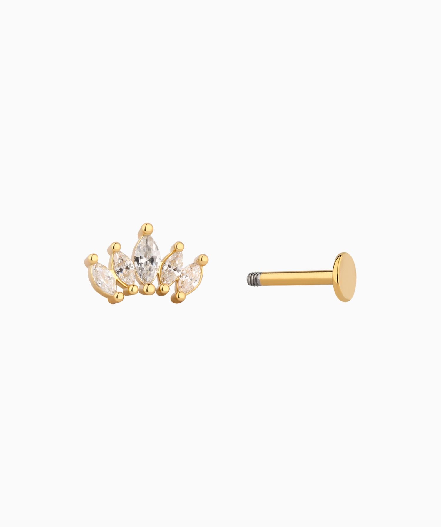 Crown Flatback Stud