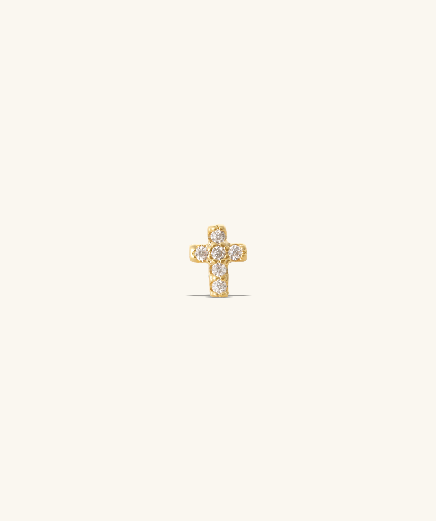 Petite Cross Stud - OumoJewelry