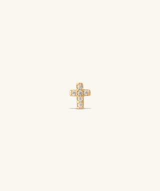 Petite Cross Stud - OumoJewelry