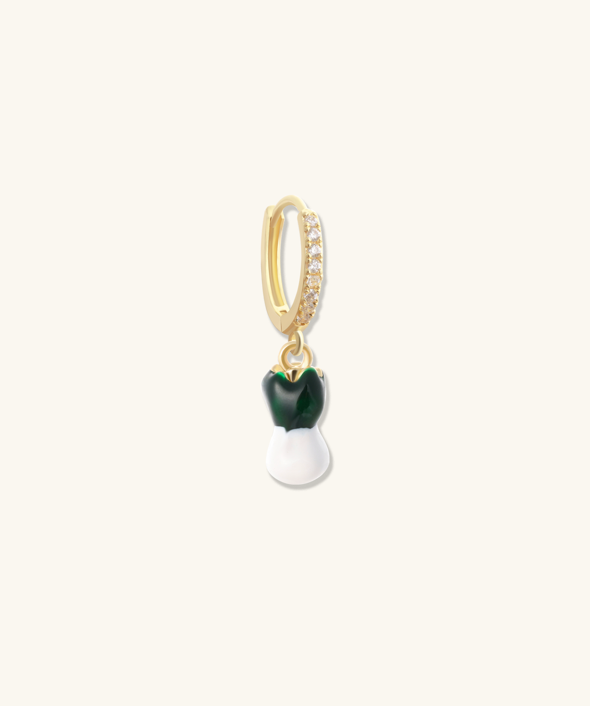 Cabbage Charm - Brass - Oumo Jewelry