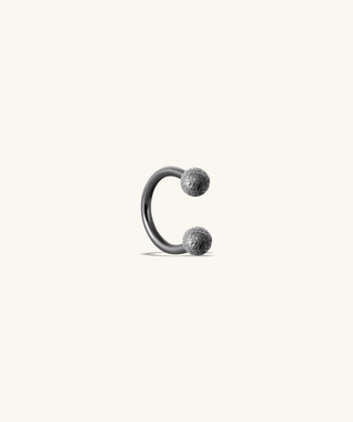 Frosted Ball Nose Ring