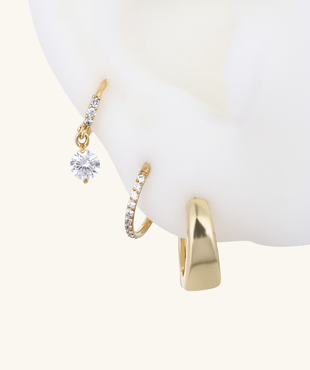 Golden Elegance Set - Brass - Oumo Jewelry