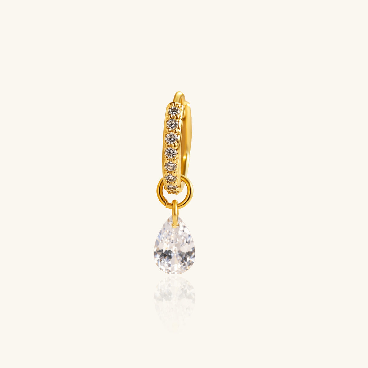 Ilona Hoop - Brass - Upper Lobe - Oumo Jewelry