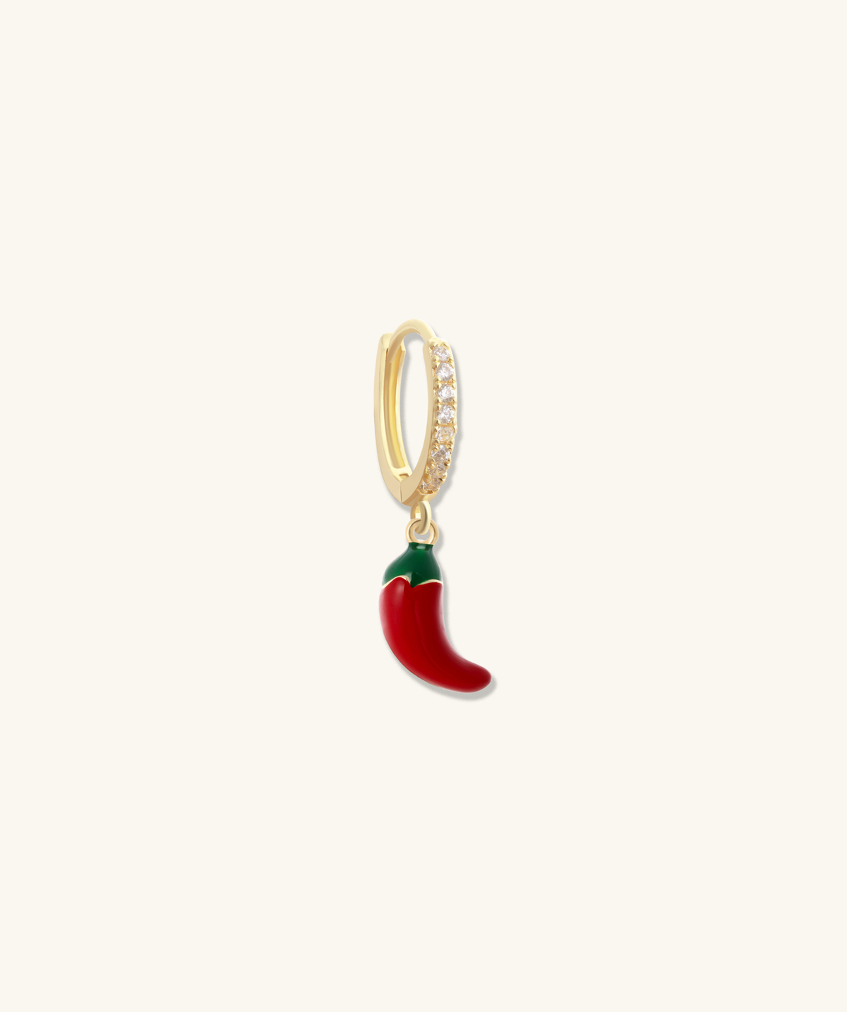 Chili Charm - Brass - Oumo Jewelry