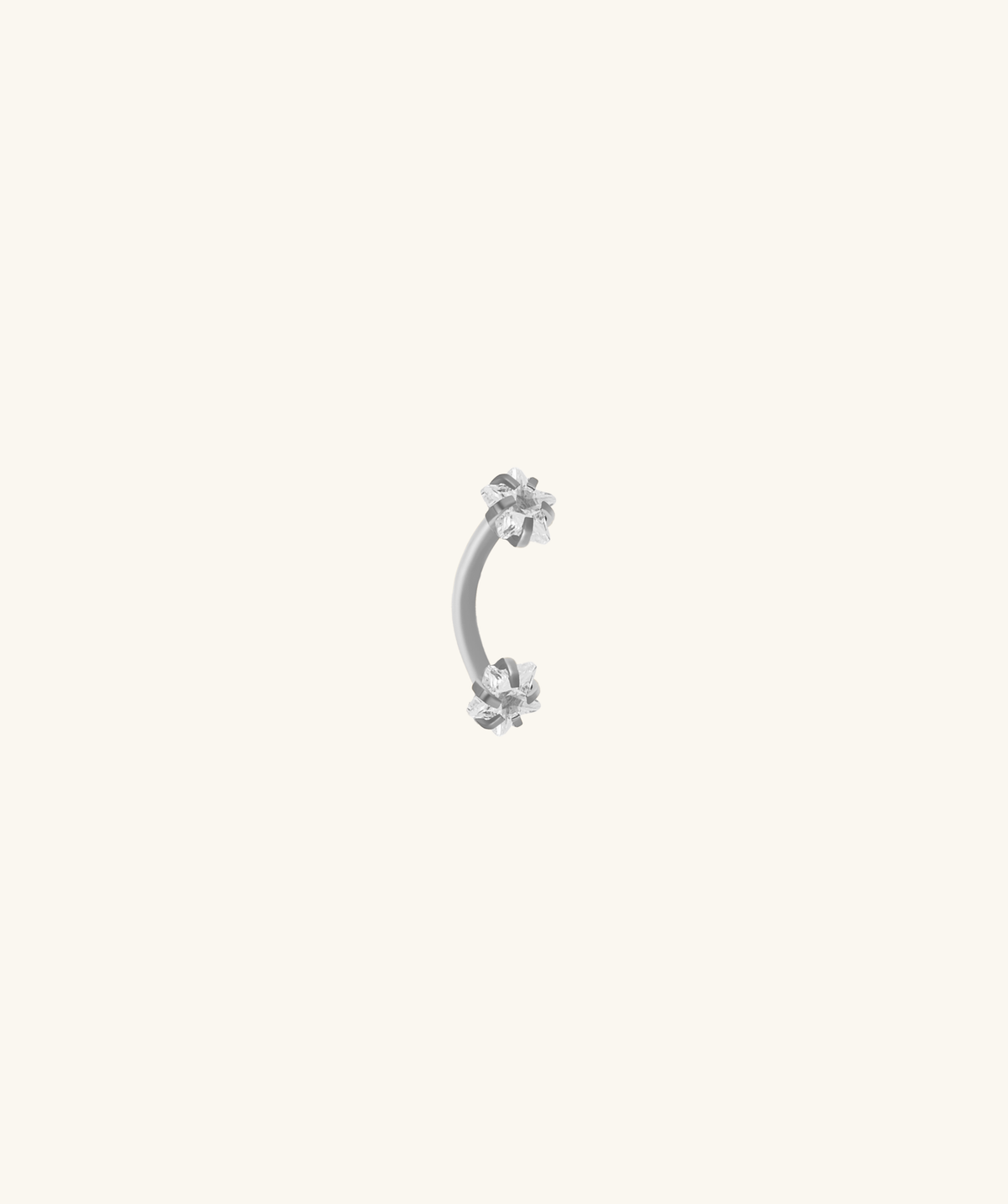 Star Barbell - Stainless Steel - Rook, Anti-Tragus, Snug - Oumo Jewelry
