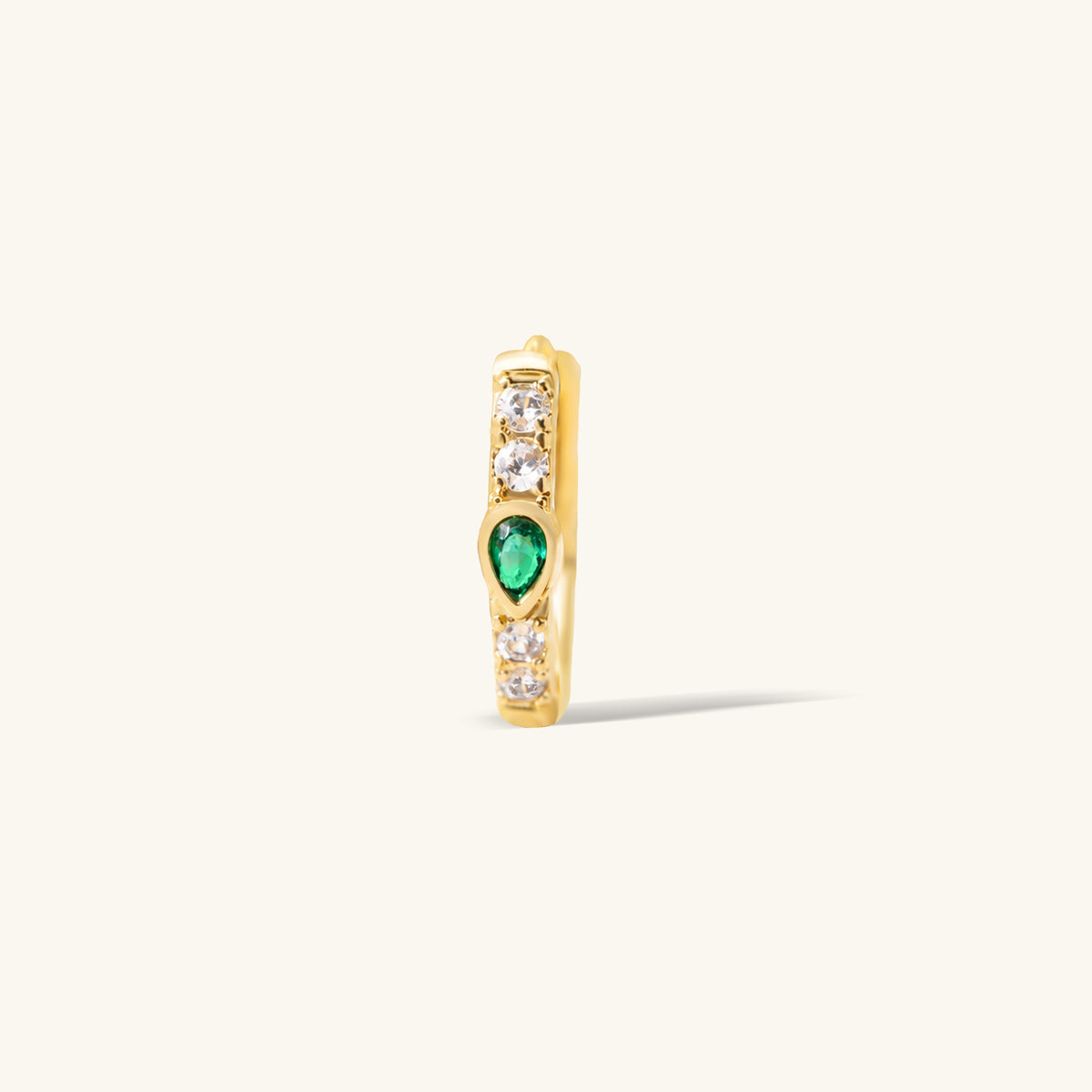 Kael Hoop - Brass - Lobe - Oumo Jewelry