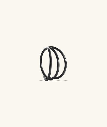 Three Layer Clicker Hoop - OumoJewelry