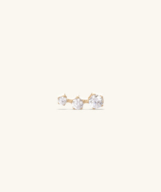 Titanium Trinity Stud - OumoJewelry