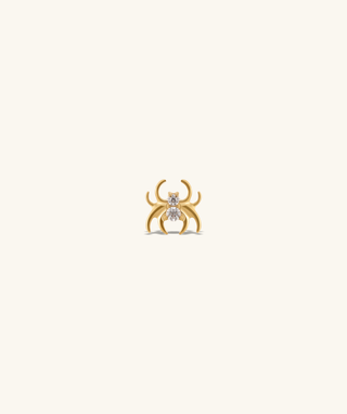 Titanium Spider Stud - OumoJewelry