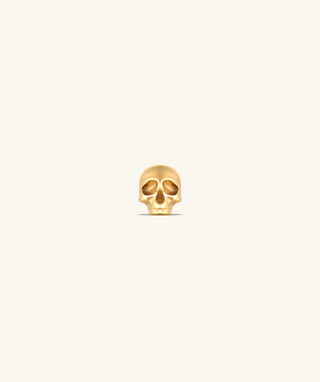 💀Titanium Cool Skull Flatback Stud - OumoJewelry