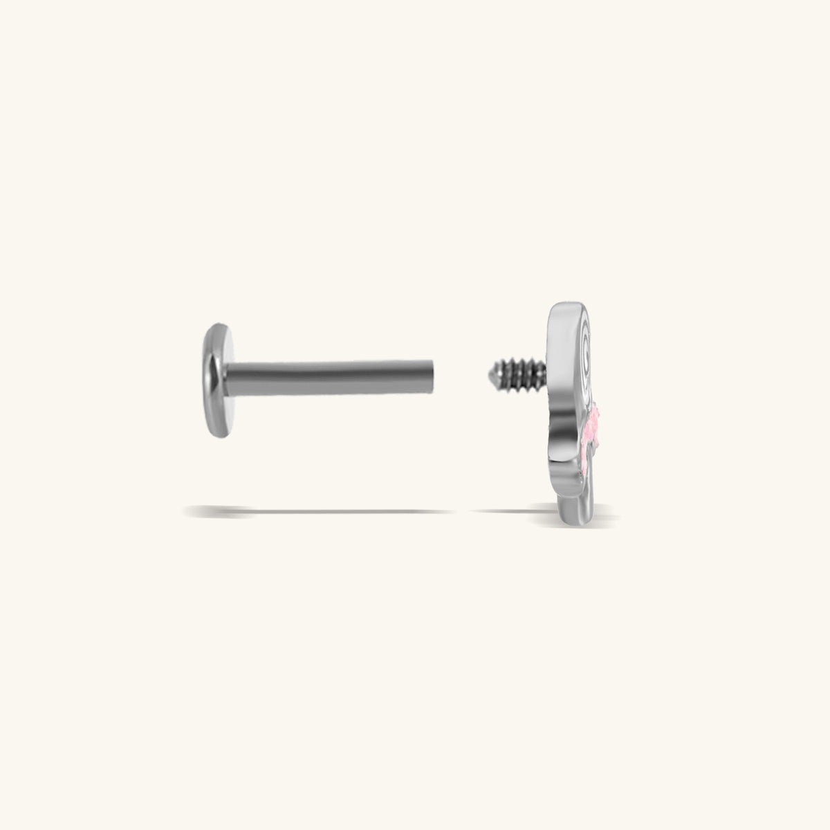 Titanium Lollipop Stud - Titanium - Helix, Upper Lobe, Conch - Oumo Jewelry