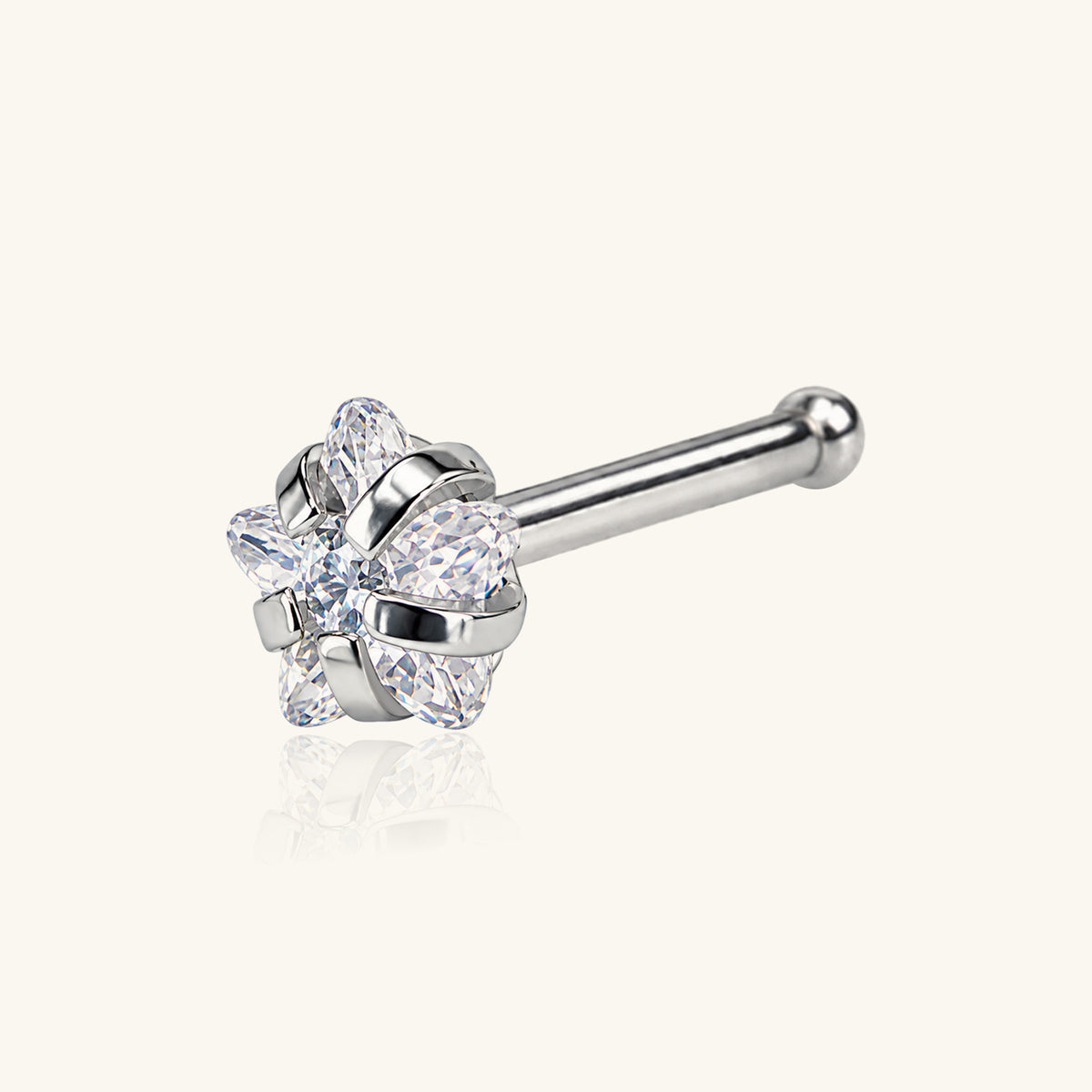 Titanium Star Nose Stud Set