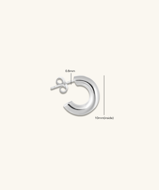 Bold Huggie Earrings