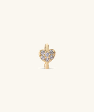 Heart Helix Hoop