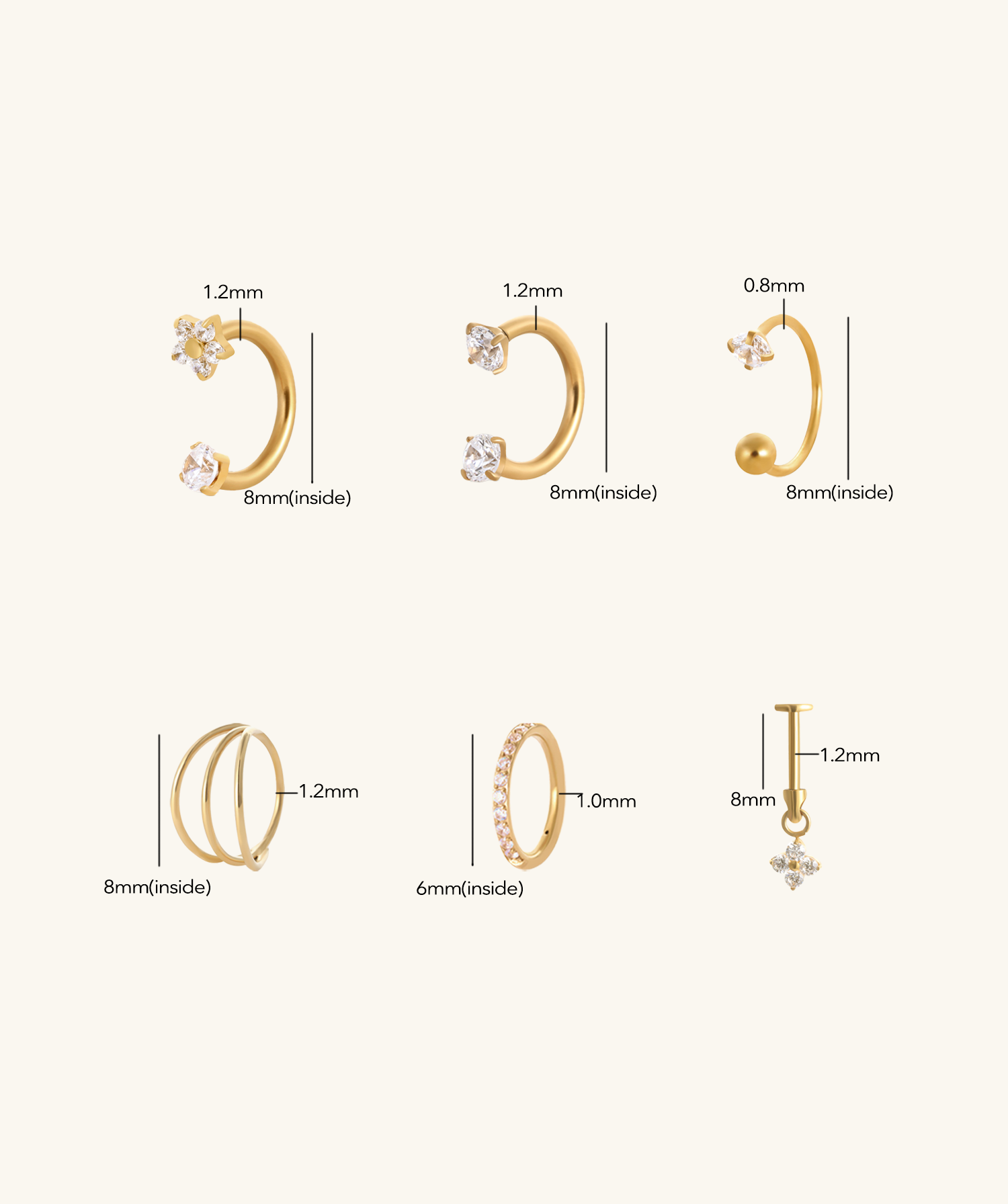Mavis Flower Set - OumoJewelry