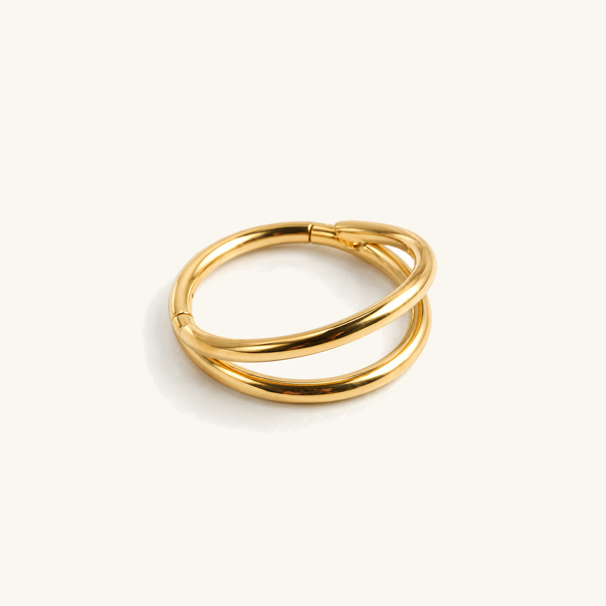 Titanium Faye Clicker Hoop
