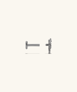 Titanium Scorpion Flatback Stud - OumoJewelry