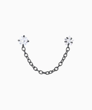 Sparkling Star Chain Earring - OumoJewelry