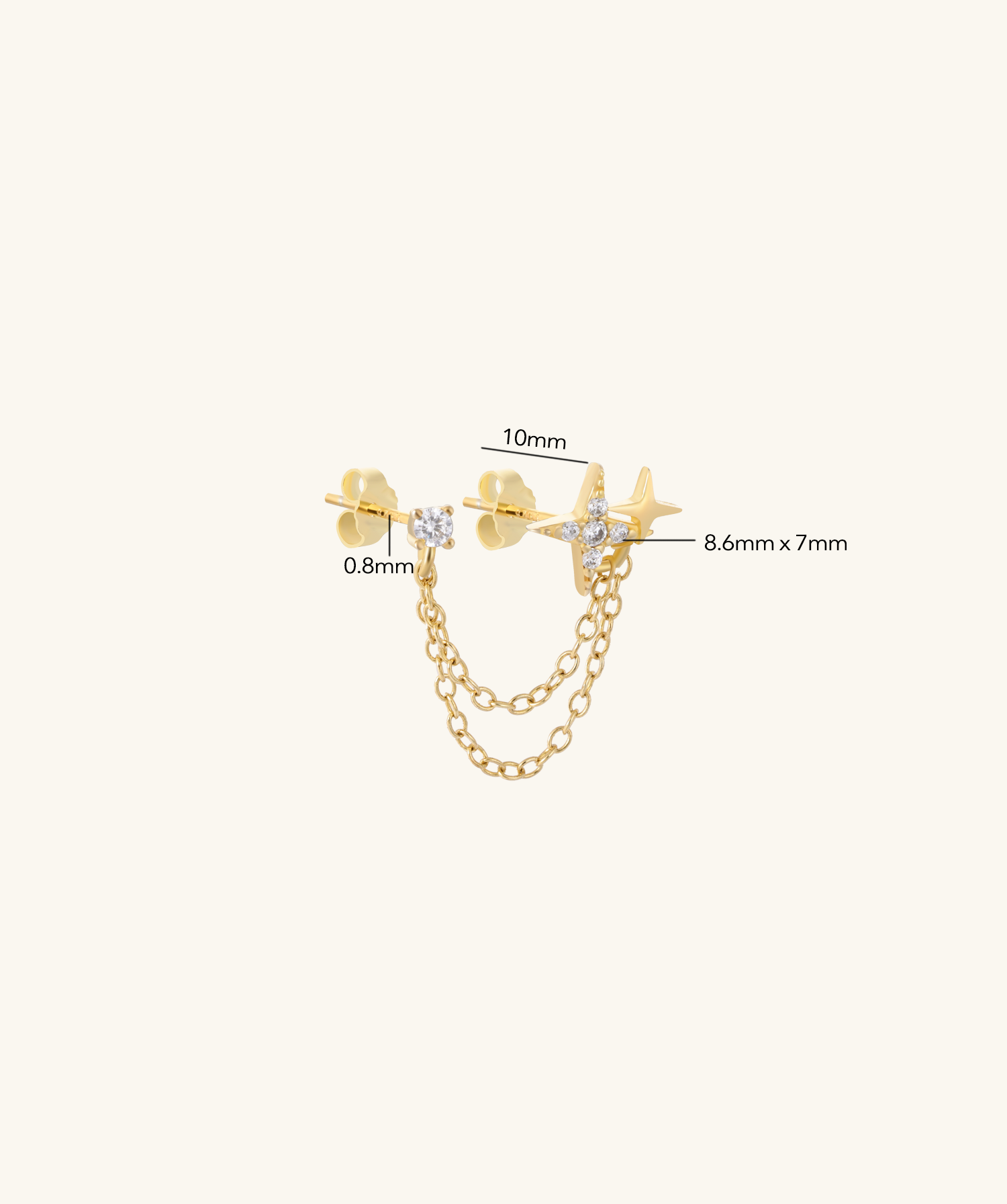 Twinkling Star Chain - OumoJewelry
